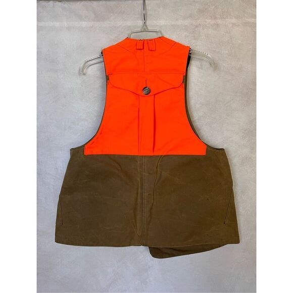 Vintage CC Filsons Hunting Vest Waxed Fabric - Picture 6 of 6